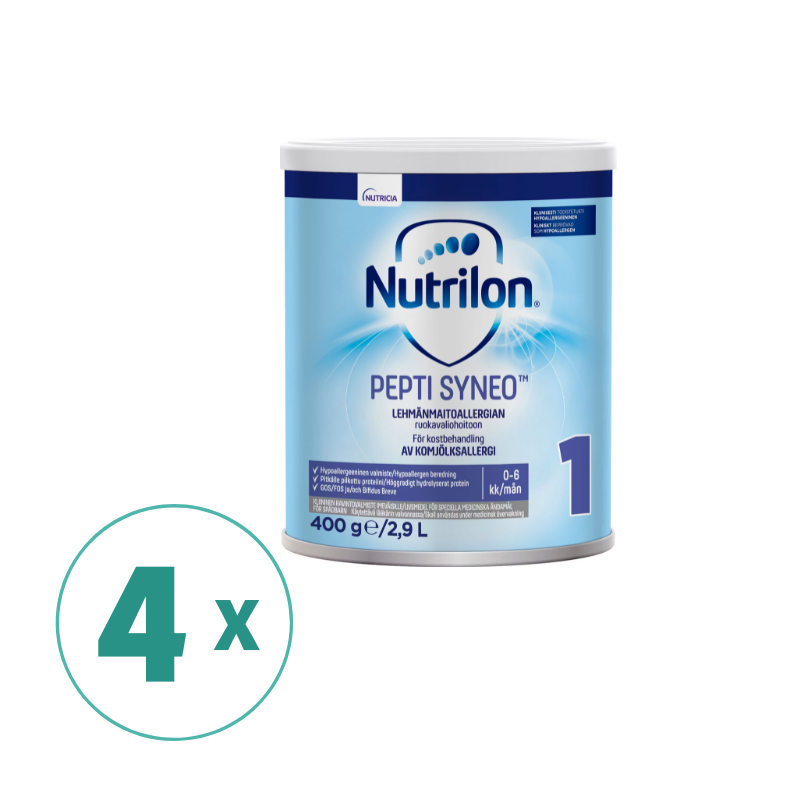 4罐装 Nutrilon Pepti Syneo 1 400g 临床营养配方粉(0-6月龄)