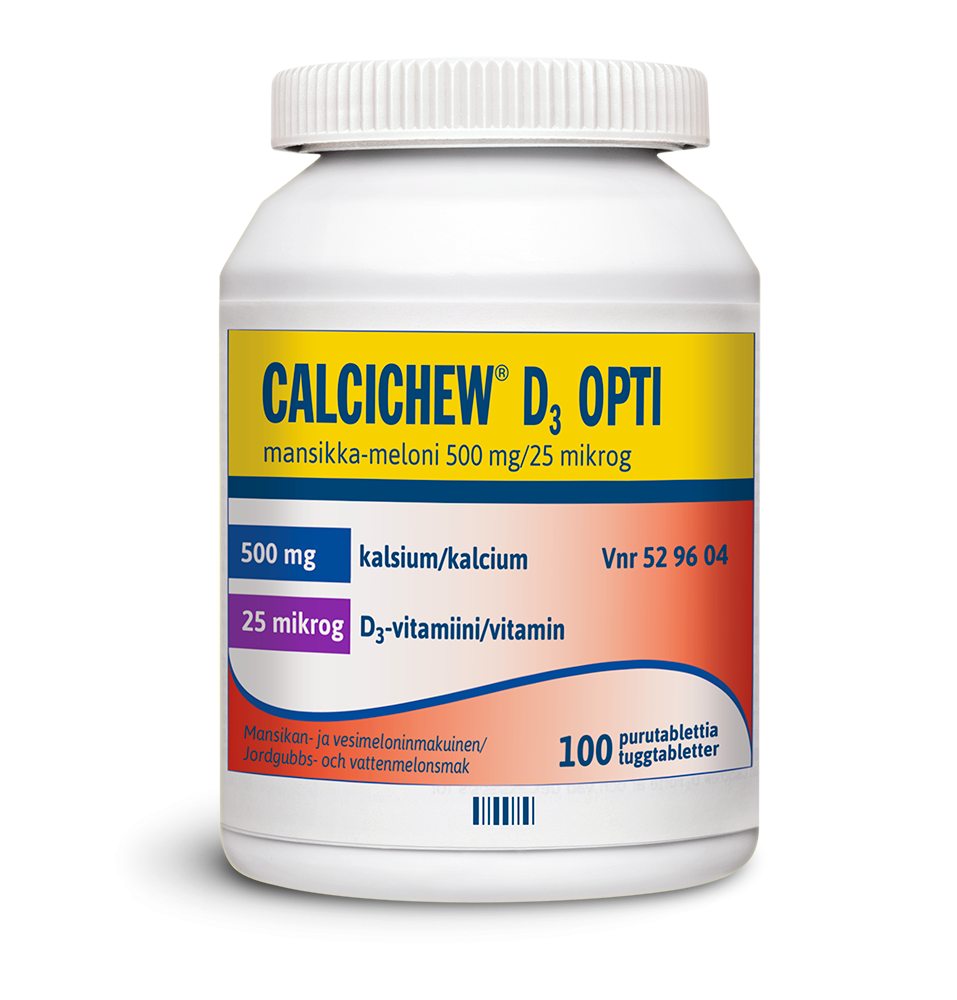 calcichew钙片含VD 25mg 蜜瓜草莓味100粒