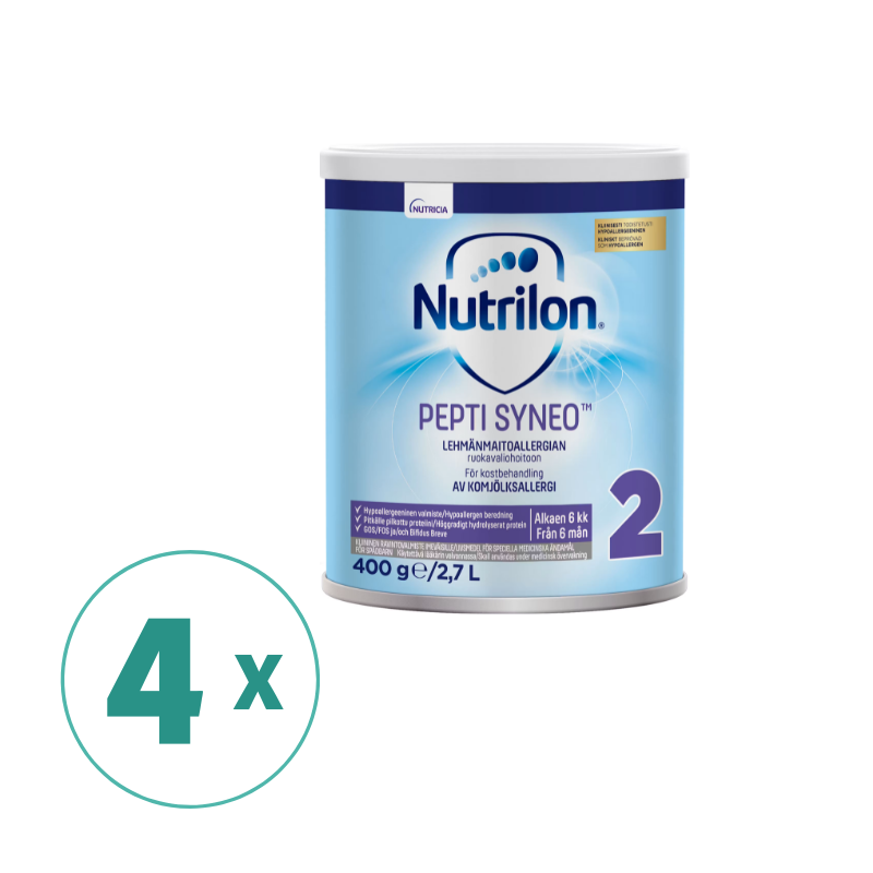 4罐装 Nutrilon Pepti Syneo 2 400g 临床营养配方粉(6-12月龄)