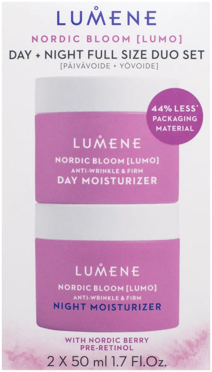 Lumene LUMO 越橘紧致日霜+晚霜套盒50ml+50ml