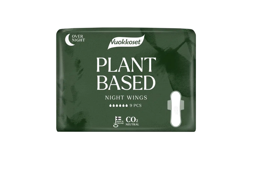 Vuokkoset植物基卫生巾夜用 9片