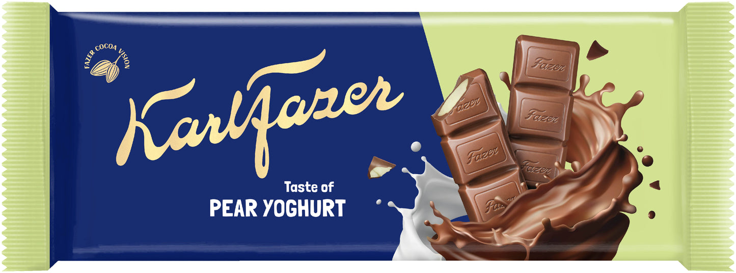 Fazer Karl 梨子酸奶巧克力 100g