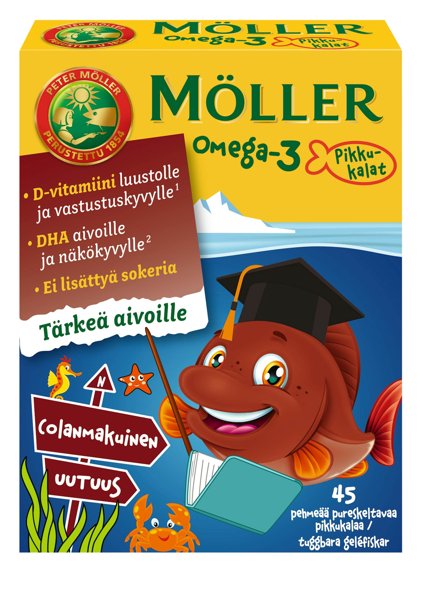 Möller儿童鱼油可乐味 45粒