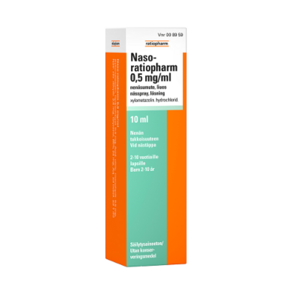NASO-RATIOPHARM 0,5 MG/ML鼻炎喷雾 10ml