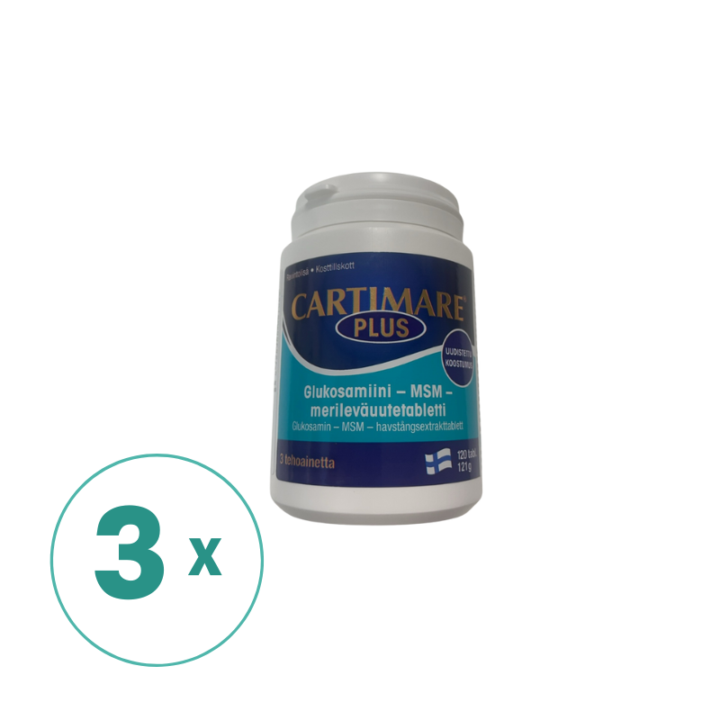 3瓶装 Cartimare Plus 软骨素 120 片