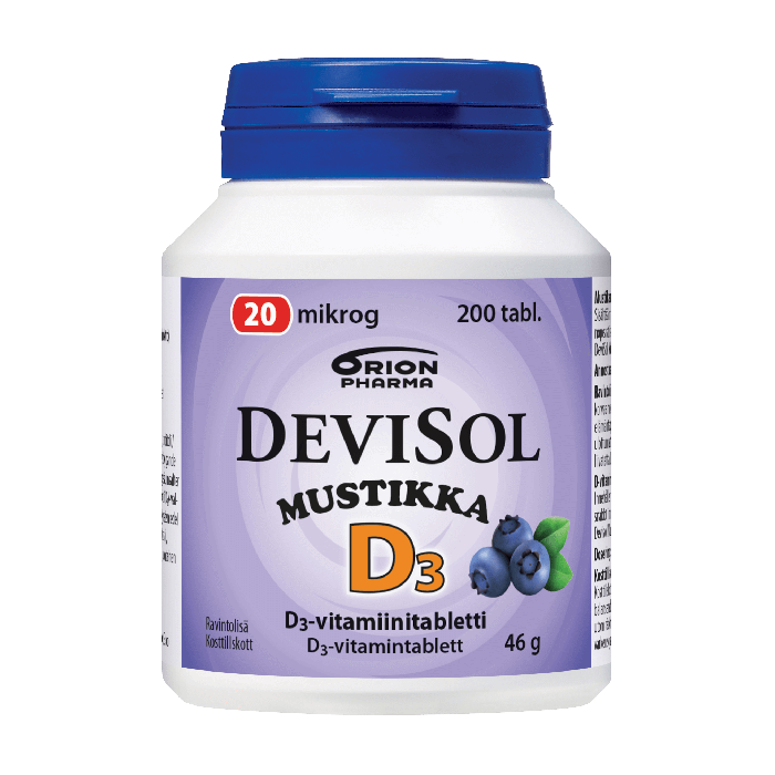 Devisol 蓝莓维生素D 200粒