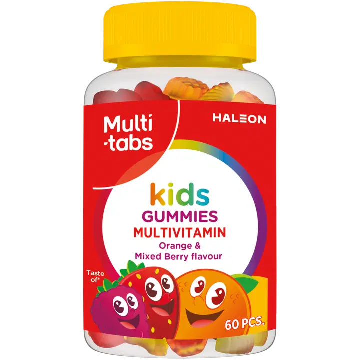 Multi-tabs儿童复合维生素软糖 橙子浆果口味 60粒