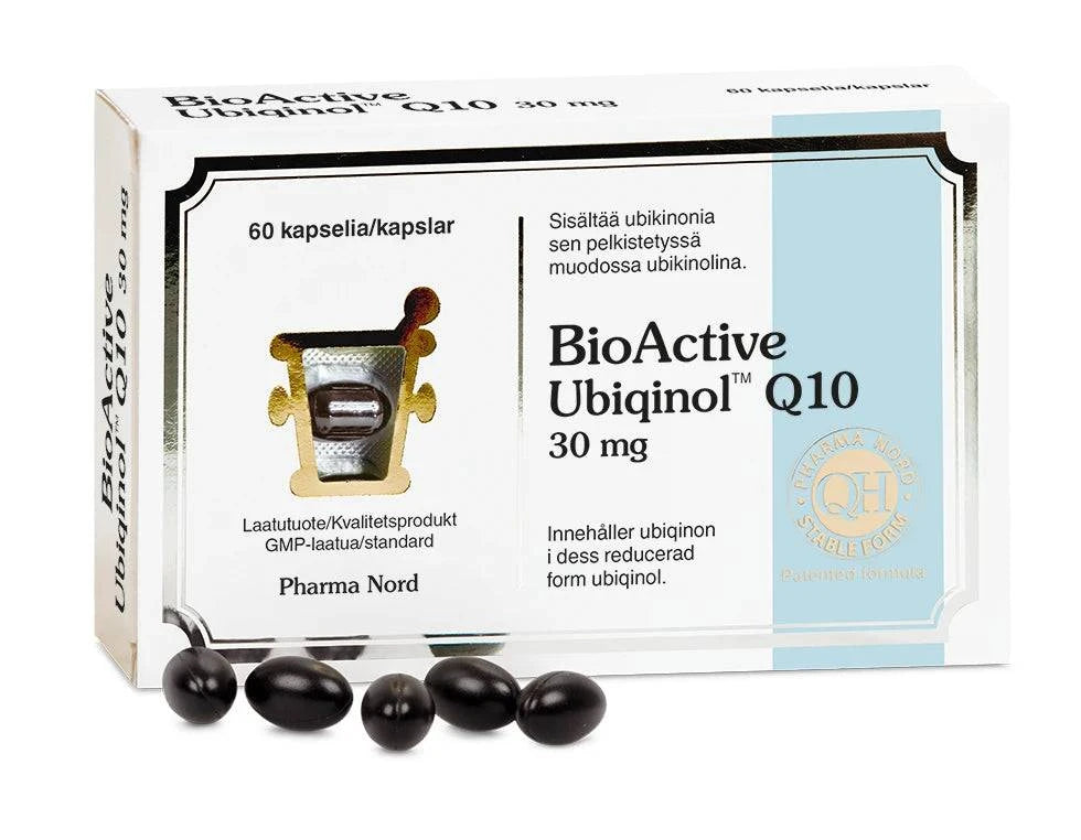 法尔诺德BioActive Ubiqinol 30 mg 泛醇60粒