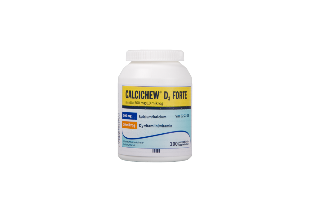 CALCICHEW 钙片500mg加10ugD3 100粒