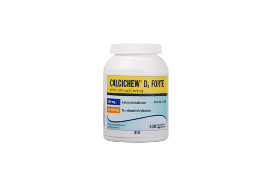 CALCICHEW 钙片500mg加10ugD3 100粒