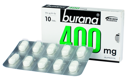 BURANA 400 mg 布洛芬10粒装