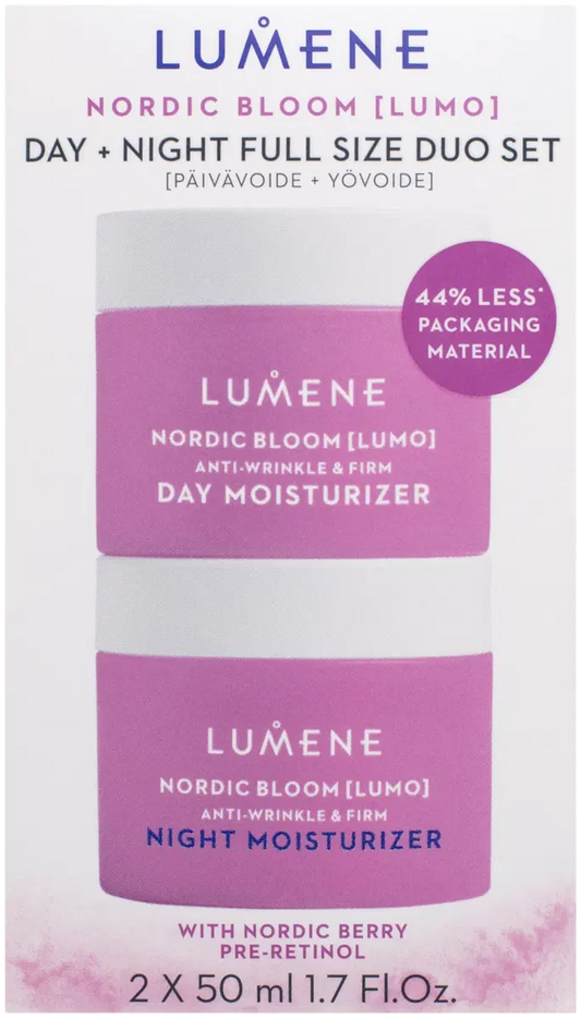 Lumene LUMO 越橘紧致日霜+晚霜套盒50ml+50ml