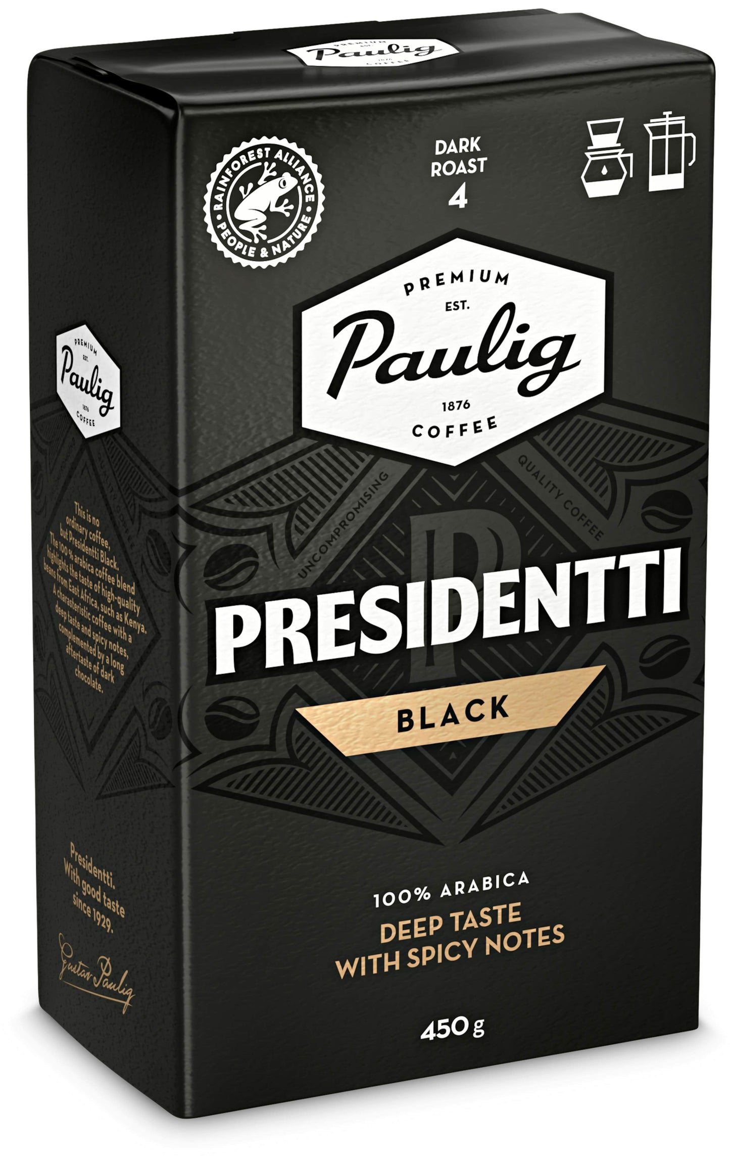 Paulig Presidentti Black Label 黑标咖啡粉 450g