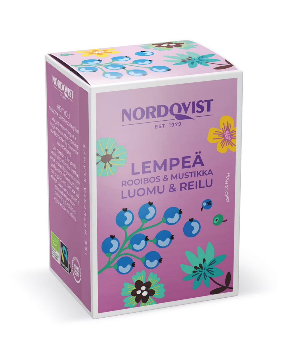 Nordqvist Mellow 蓝莓路易波士茶 20袋×1.75克