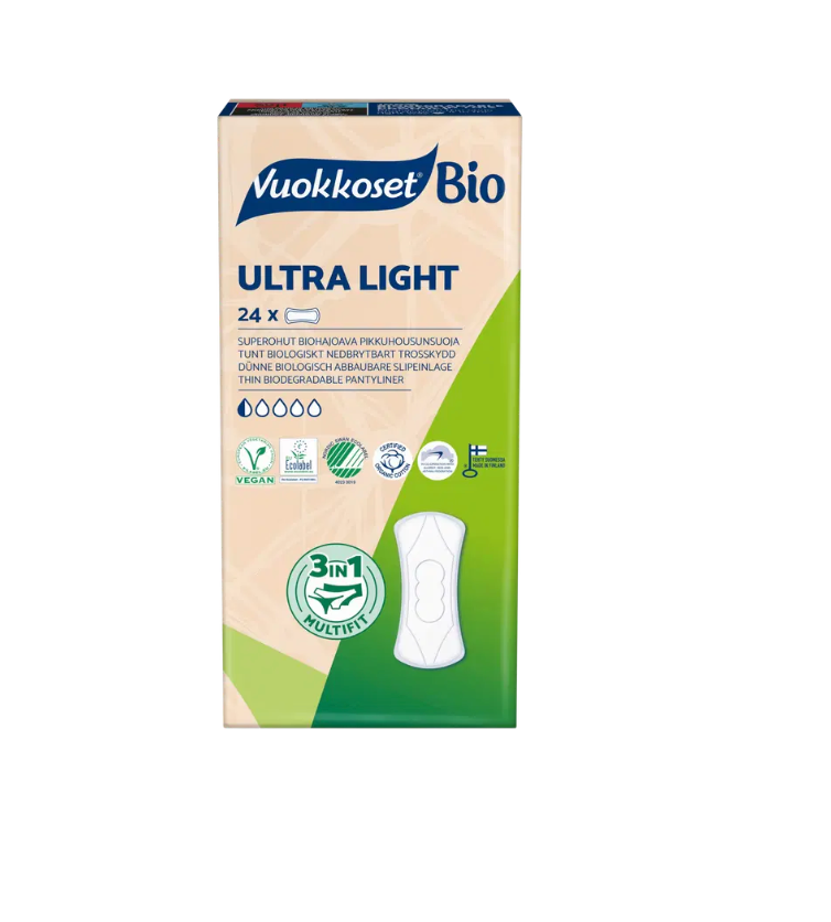 芬兰Vuokkoset 超薄卫生巾护垫 24片