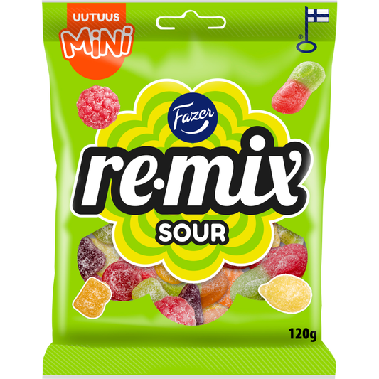 Fazer Remix 酸甜水果混装软糖120g