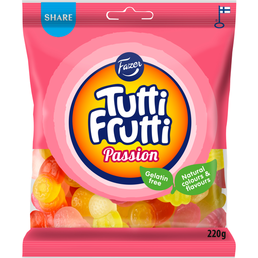 Fazer Tutti Frutti 水果味软糖220 g Passion