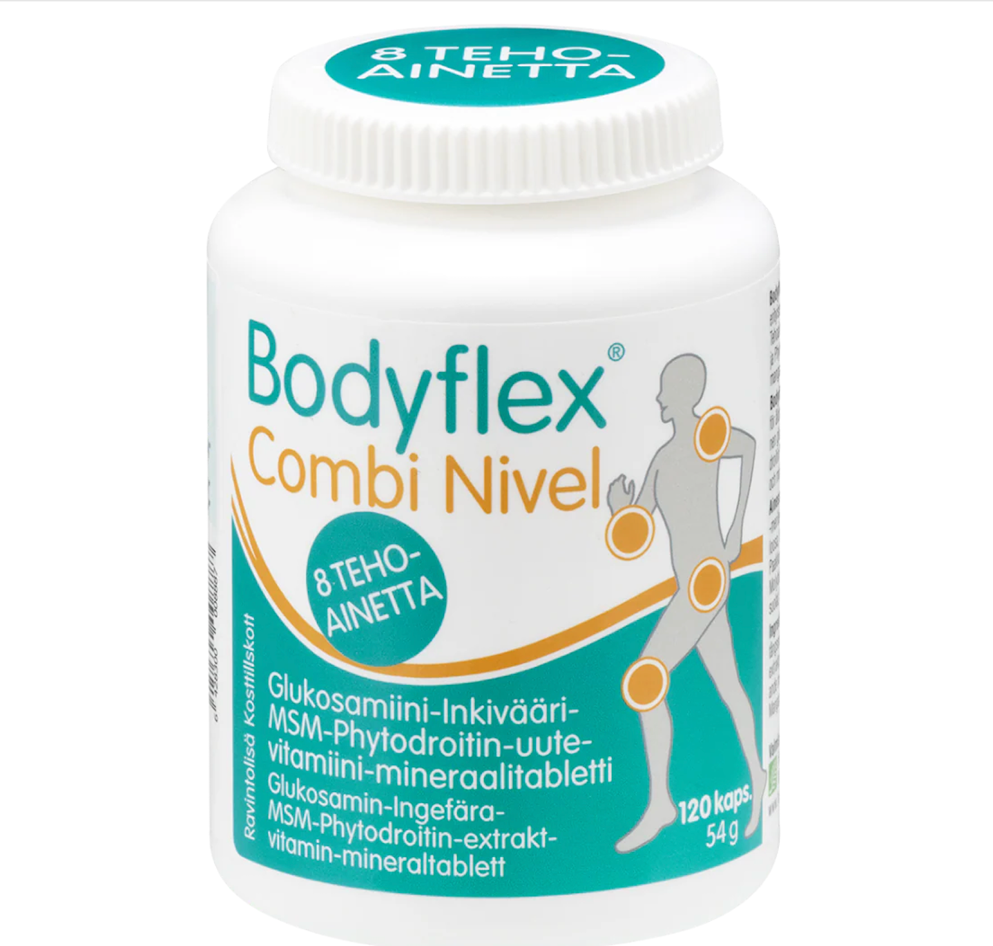 Hankintatukku Bodyflex Combi Nivel 关节复合营养胶囊  120 kaps