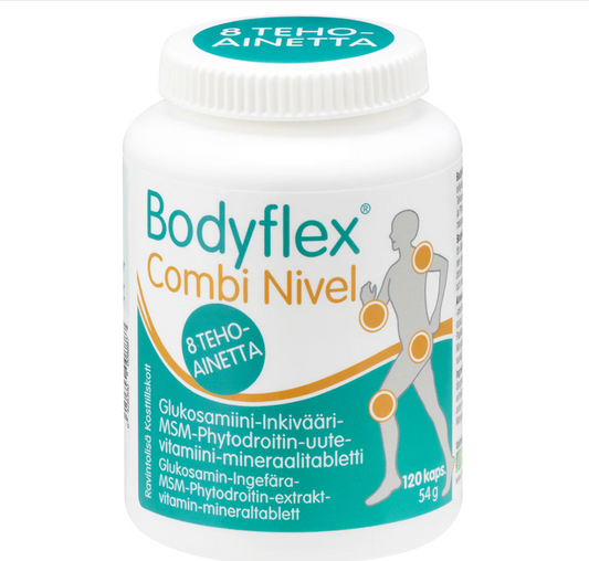 Hankintatukku Bodyflex Combi Nivel 关节复合营养胶囊  120 kaps