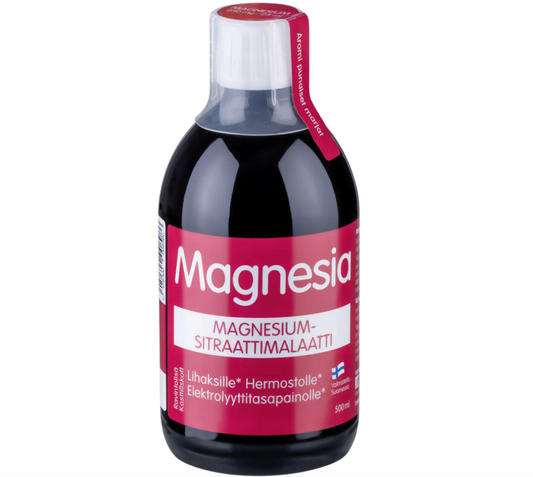 Hankintatukku Magnesia 柠檬酸镁苹果酸盐口服液 500 ml