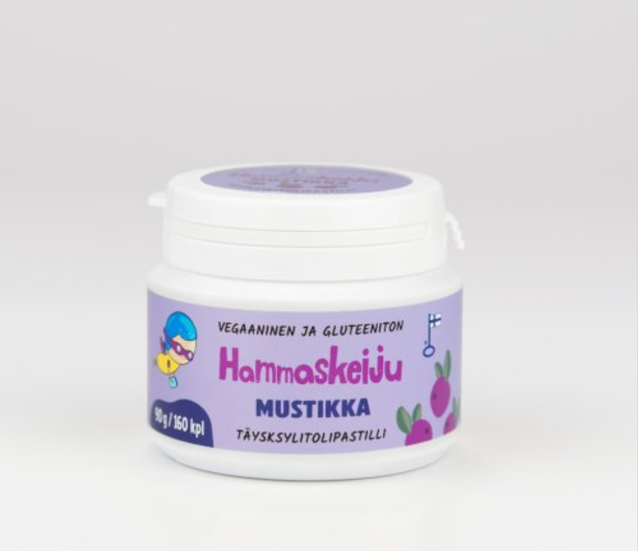 Hammaskeiju 蓝莓味木糖醇含片 90g