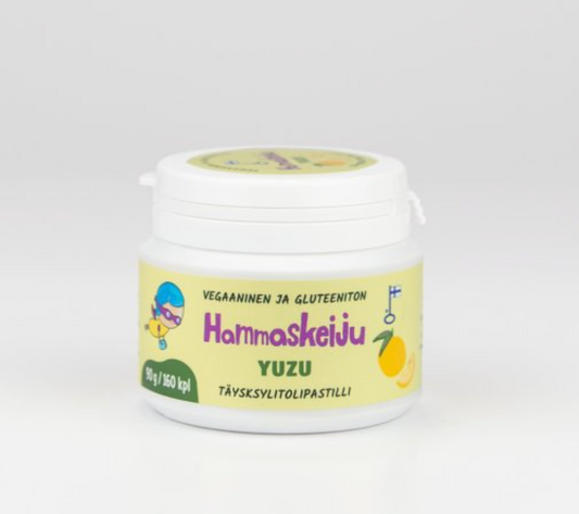 Hammaskeiju 柚子口味木糖醇含片 90g