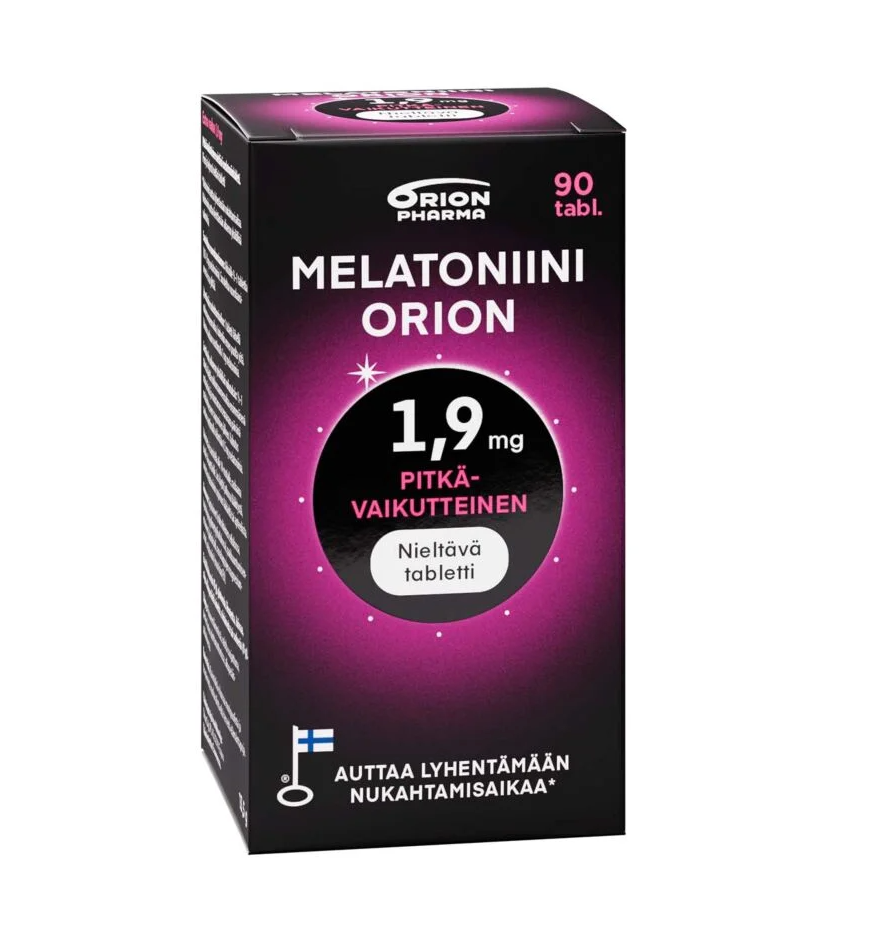Orion Melatonin Long-acting 1.9 mg 褪黑素缓释片 1.9mg 90片