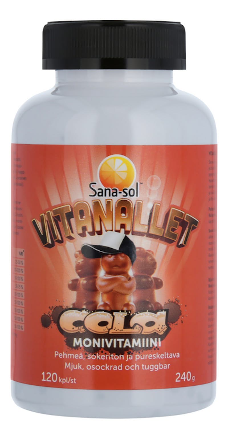 Sana-sol 儿童多维软糖 可乐味 120粒