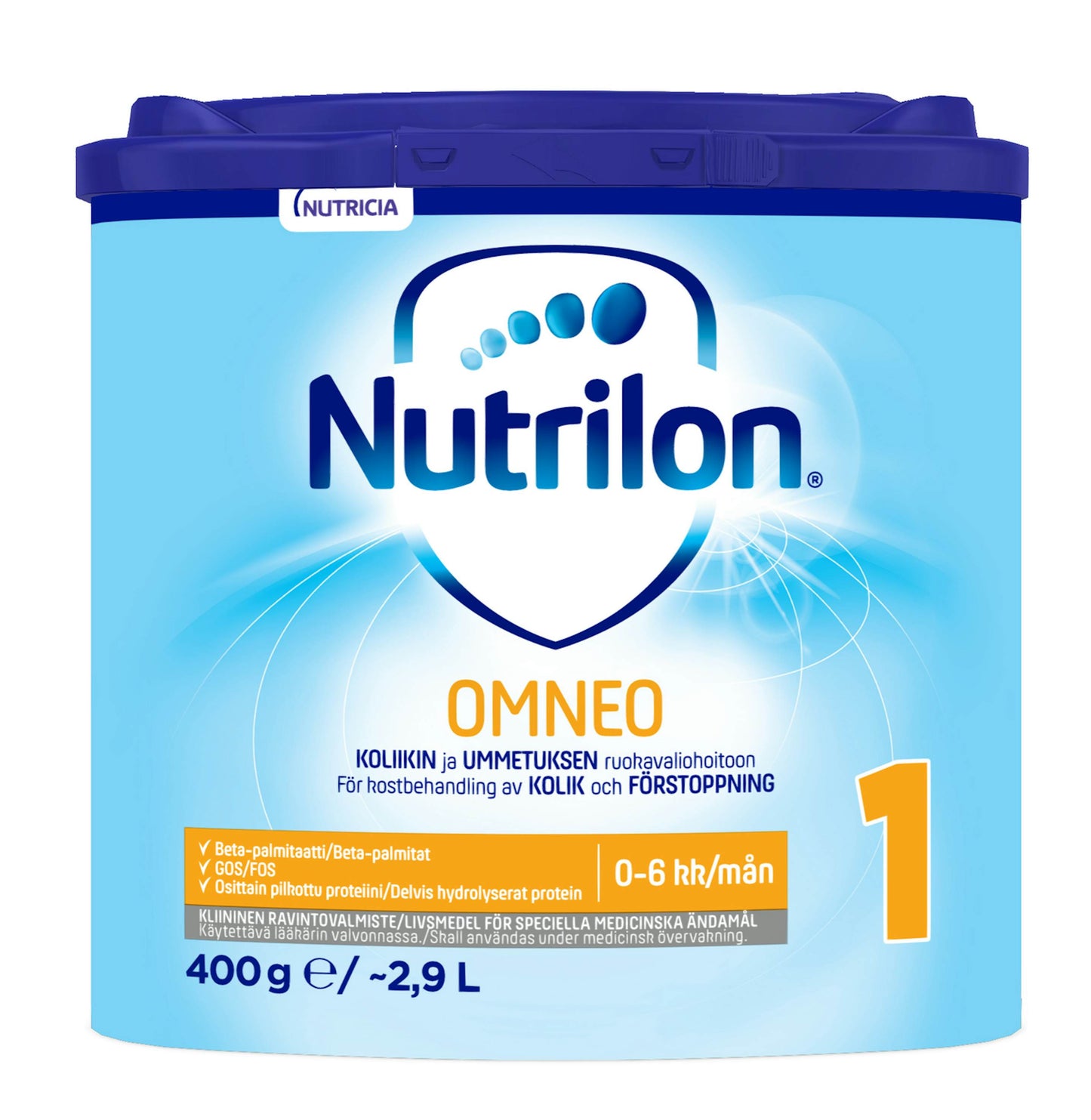 6罐装 牛栏Omneo1段奶粉400g