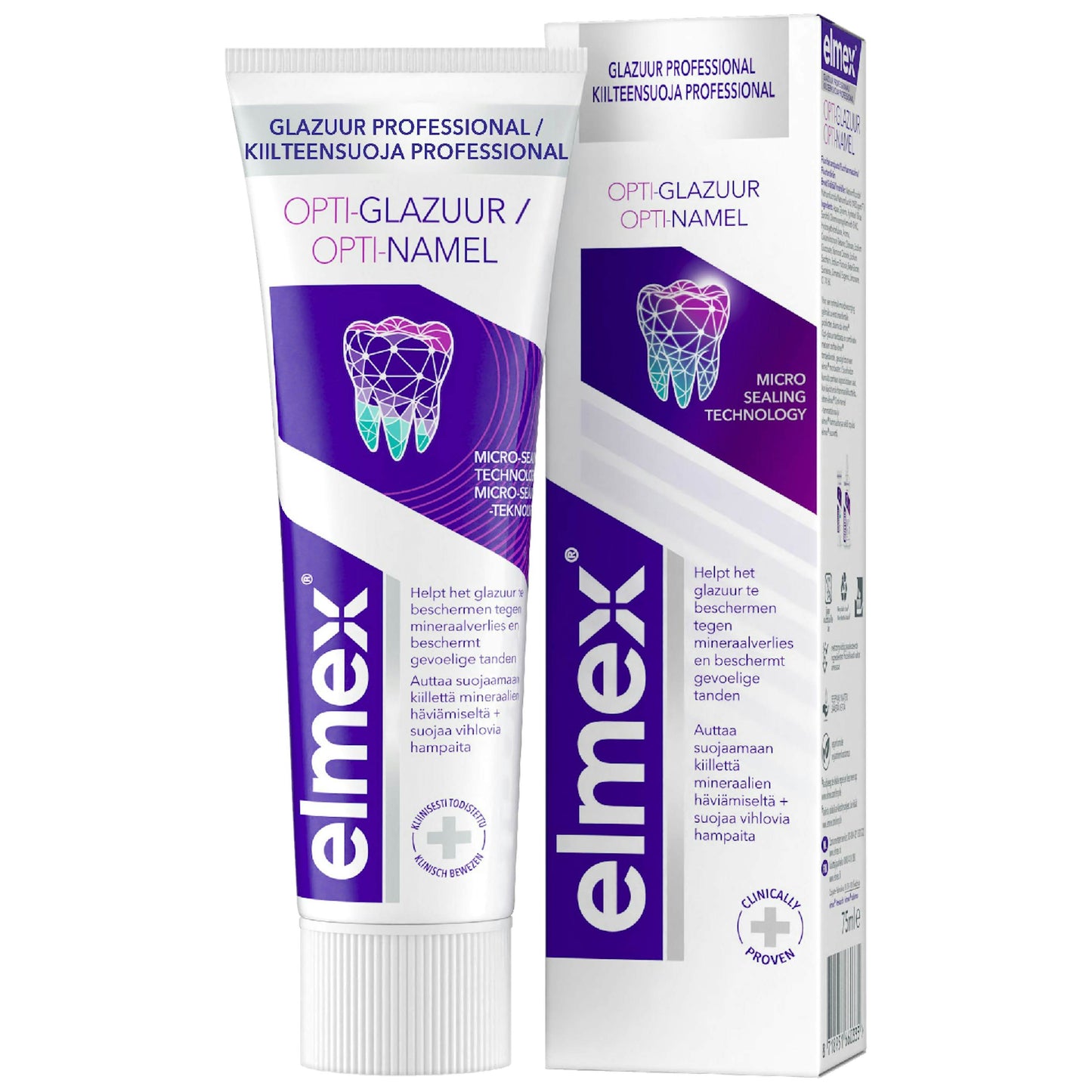 elmex Opti-namel hammastahna 75ml 美白牙膏