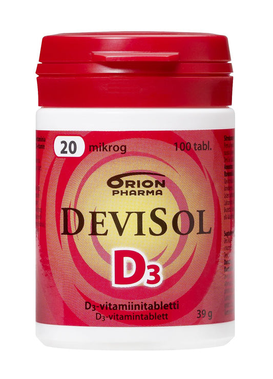 Orion Devisol 20mg 维生素d3 100粒
