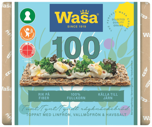Wasa 245克百年籽粒海盐脆面包