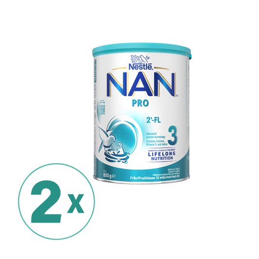 2罐装 Nestlé雀巢三段Pro奶粉800g