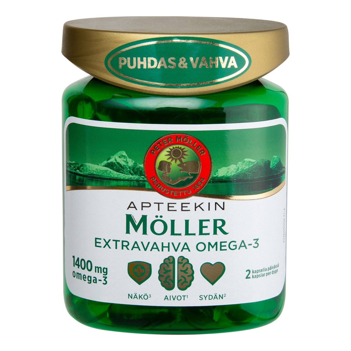 Möller 沐乐思Extravahva omega-3 心脑血管鱼油76粒