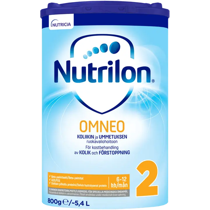 4罐装 牛栏 Omneo 2段奶粉 800g