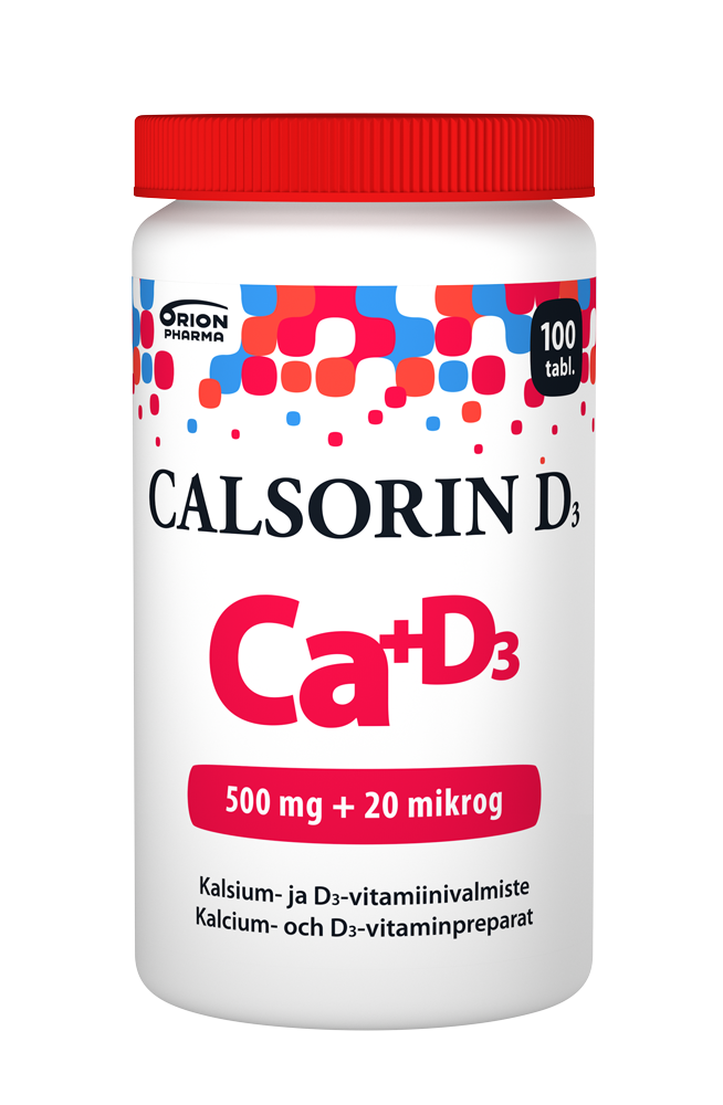 Orion Calsorin 钙片含20mg VD 100粒