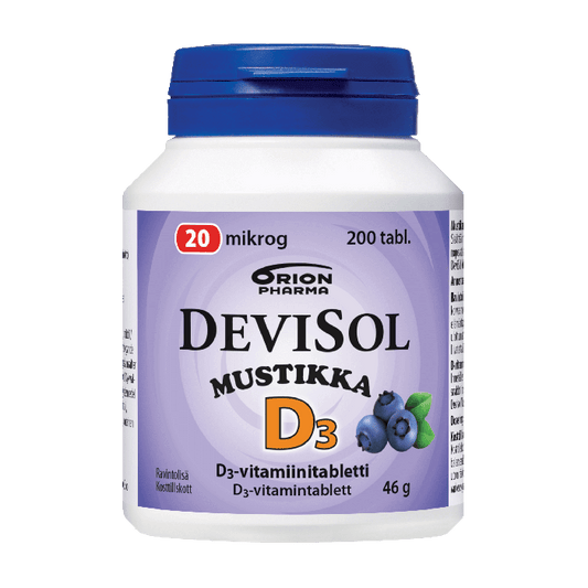 Devisol 蓝莓维生素D 200粒