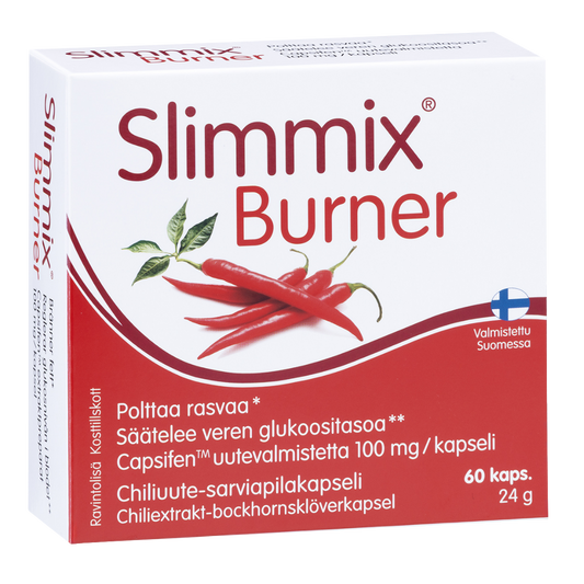 Hankintatukku Slimmix Burner燃烧脂肪辣椒提取物 60粒
