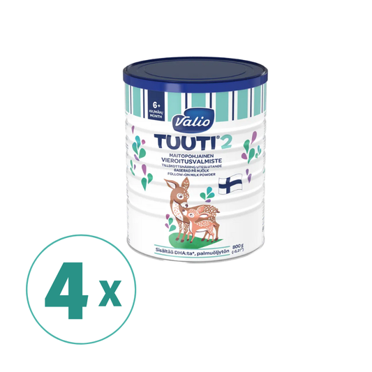 4罐装Valio 婴幼儿奶粉Tuuti二段奶粉800g