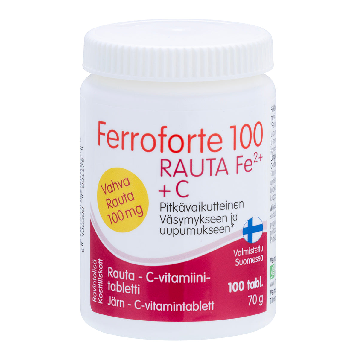 Ferroforte 100 Rauta Fe2+ +C 100 tabl