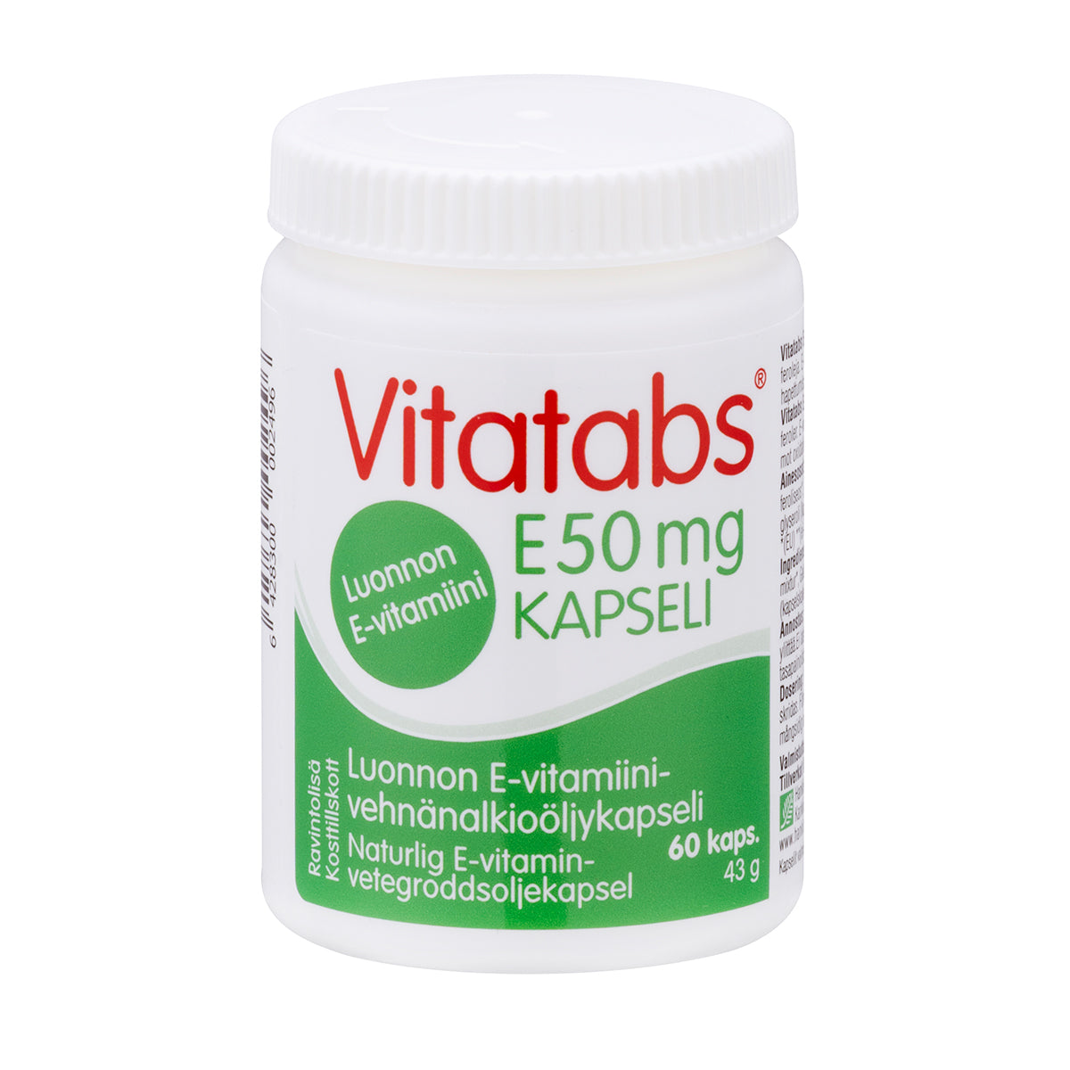 Vitatabs E 50 mg 60 kaps