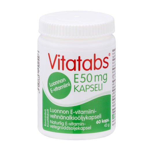 Vitatabs E 50 mg 60 kaps